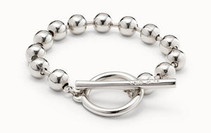 Uno de 50 Sterling Silver Plated Chain Bracelet