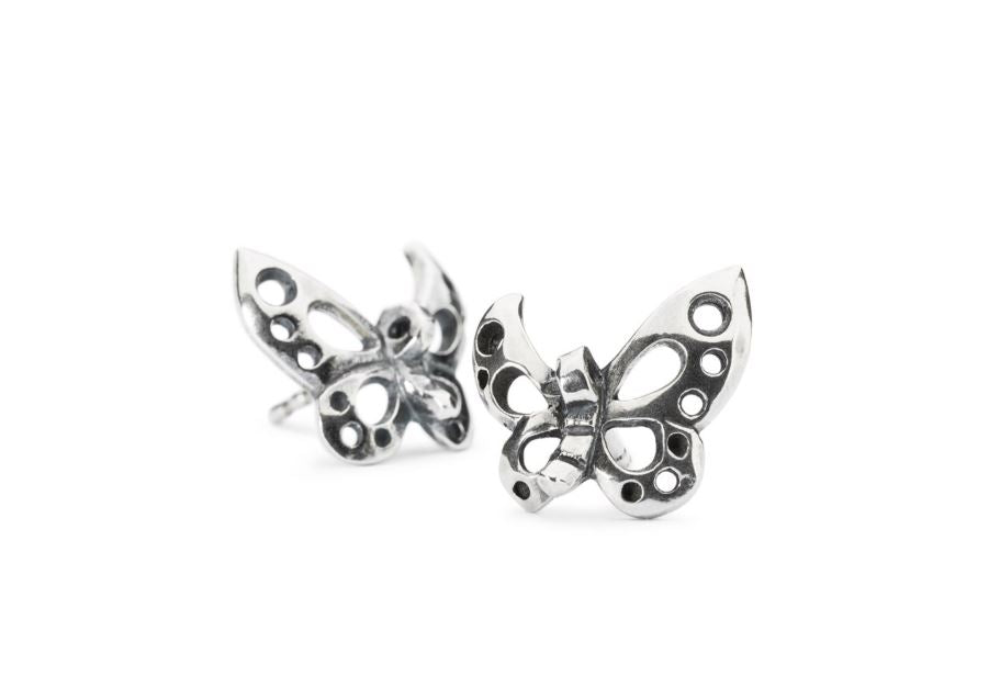 Dancing Butterfly Stud Earrings Trollbeads