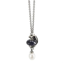 Fantasy Necklace With White Pearl, 120 cm