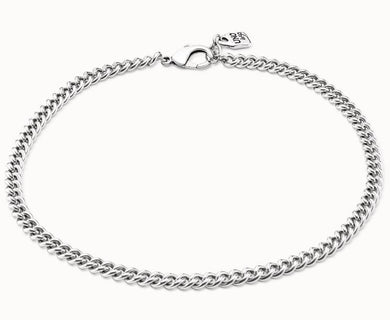 Uno de 50 Sterling Silver-Plated Link Necklace