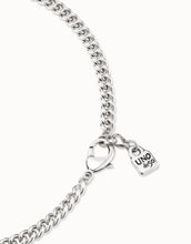 Uno de 50 Sterling Silver-Plated Link Necklace