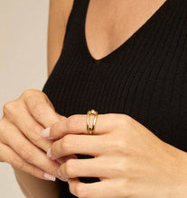 Uno de 50 Prosperity Plated Brass Ring