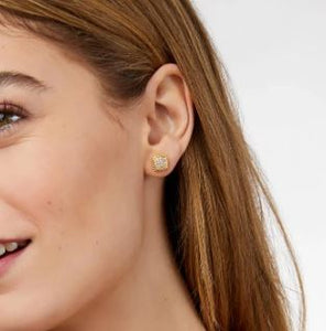 Julie Vos Noel Pavé Stud Earrings