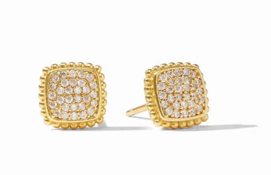 Julie Vos Noel Pavé Stud Earrings