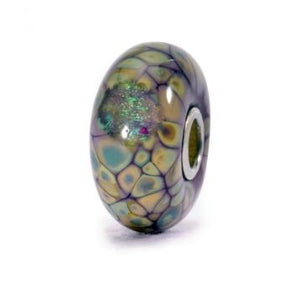 Purple Flower Mosaic Bead