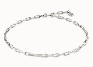 Uno de 50 Sterling Silver Plated Short Chain