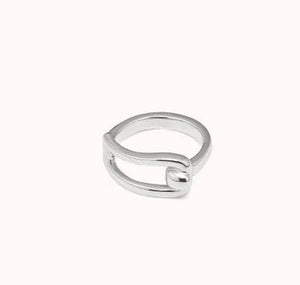 Uno de 50 Prosperity Plated Brass Ring