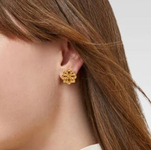 Julie Vos SoHo Stud Gold Earrings