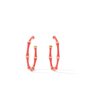 Julie Vos Bamboo Hoop Earrings