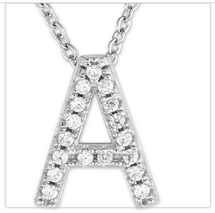Gothic Initial Necklace - Up to 4 Letters Four Letters / Gold Plated Letters/Sterling Silver Chain / 12-14 inch Adj (Choker)
